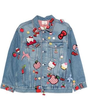 Péro Embellished Jacket - Blue