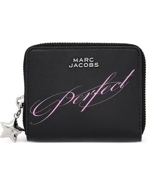 Marc Jacobs Logo-Star Leather Wallet - Black