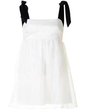 Macgraw 'Petal' Organza-Bluse - Weiß