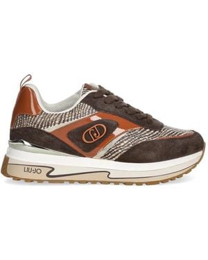 Liu Jo Logo-Detail Sneakers - Brown