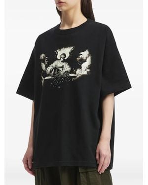 Y's Yohji Yamamoto グラフィック Tシャツ - ブラック