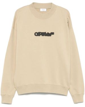 Off-White c/o Virgil Abloh Spray Arrow スウェットシャツ - ナチュラル