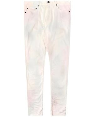John Elliott Creased Slim-Fit Jeans - Zwart