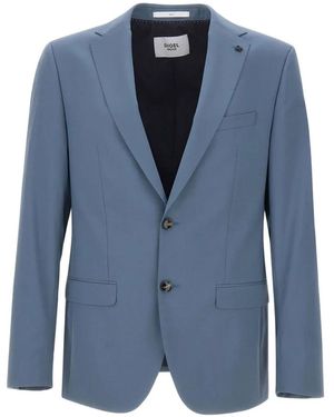 DIGEL Alesso Amf Single-Breasted Blazer - Blue