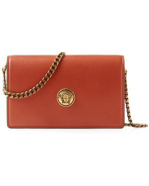 Versace Emblème Nappa Mini Bag - Red