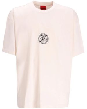 HUGO Boxing Academy Logo T-Shirt - Pink