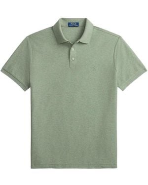 Polo Ralph Lauren Honeycomb-Mesh Slim Fit Polo - Green