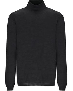 GOES BOTANICAL Ribbed Roll-Neck Knitwear - Black