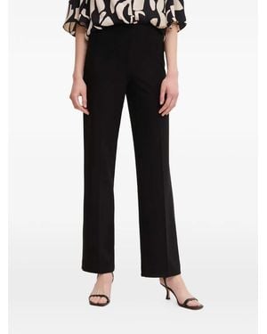 Joseph Ribkoff Seam-Detail High-Waisted Trousers - Black