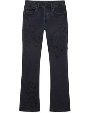 Purple Brand Beaded Bootcut Jeans - Blue