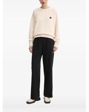 Zadig & Voltaire Heart-Embroidered Raglan-Sleeve Sweatshirt - White