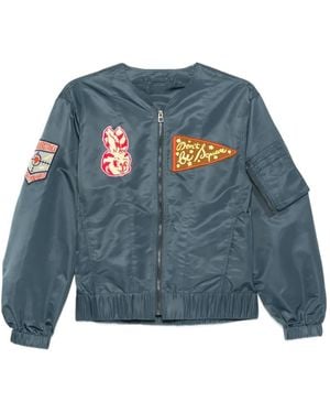 KENZO Appliqué Zip Jacket - Blue