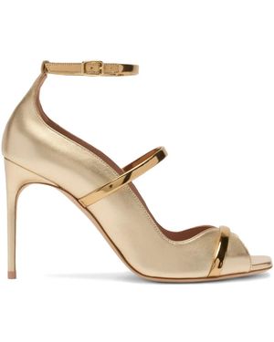 Malone Souliers Cynthia Leather Sandals - Metallic