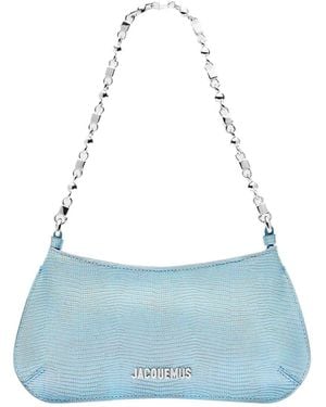 JACQUEMUS ライトブルー ハンドバッグ Jacquemus Le Chiquito Moyen ハンドバッグ | ブルー | FARFETCH JP
