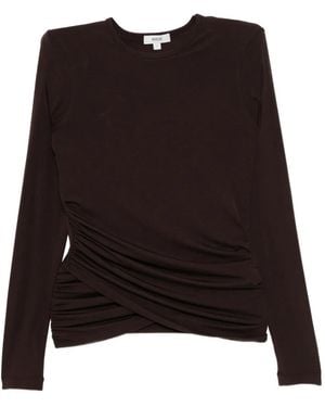 Agolde Twist Eve T-Shirt - Black