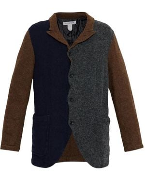 Comme des Garçons Single-Breasted Cardigan - Blue