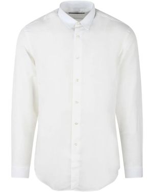 Low Brand Long-Sleeve Shirt - White