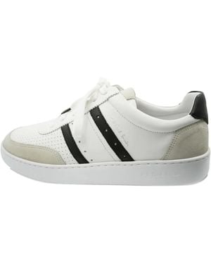 Paul Smith Leather Paneled Low-Tops Sneakers - Gray