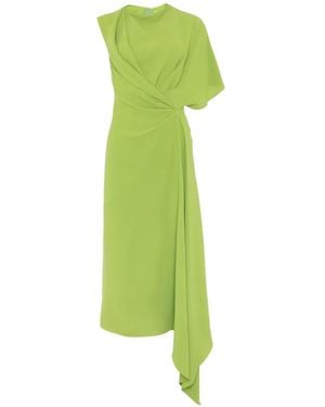 ROKSANDA Drapiertes Elva Midikleid - Grün