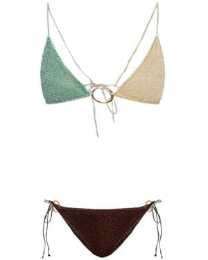 Oséree Colourblock Ring Bikini - White