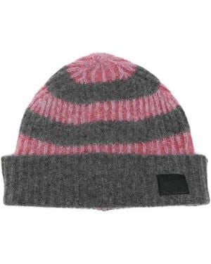 Paul Smith ストライプ ビーニー - グレー