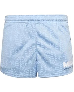 Nike X Martine Rose Patterned Shorts - Blue