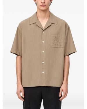 Loewe Short-Sleeve Shirt - Natural