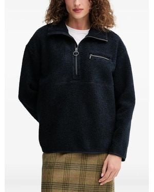 Barbour Haut À Poche Zippée - Bleu