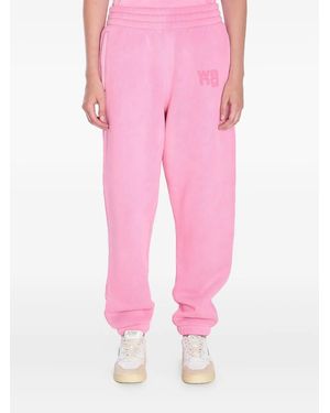 Alexander Wang Cotton-Blend Trousers - Pink