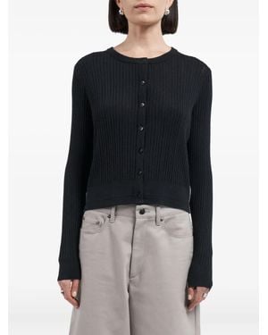 Maria McManus Cardigan Girocollo - Nero