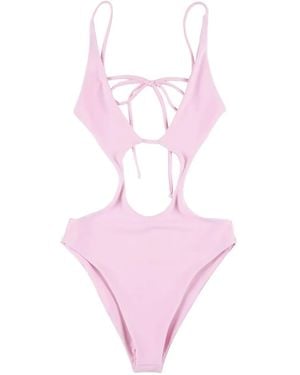 Swim By Di Cut-Out Swimsuit - Pink