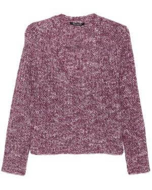 Pennyblack Jersey Con Cuello En V - Morado