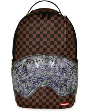 Sprayground Shred Shark Backpack - Brown