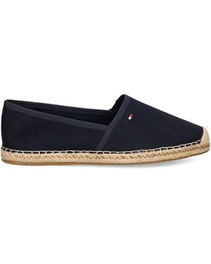 Tommy Hilfiger キャンバス エスパドリーユ - ブルー