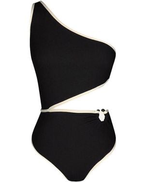 Johanna Ortiz Del Mar カットアウト ワンピース水着 - ブラック