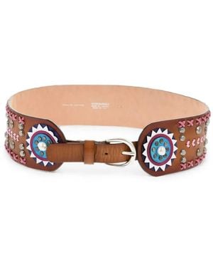 DSquared² Gürtel Mit Nieten - Weiß