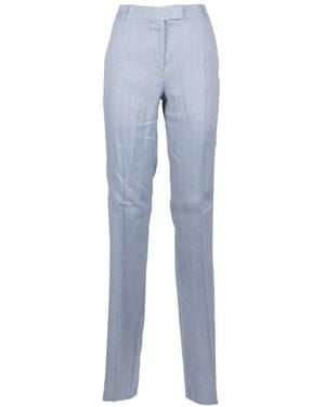 Marella Pantalon À Coupe Droite - Blue