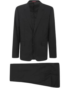 Gucci Single-Breasted Wool Suit - Black