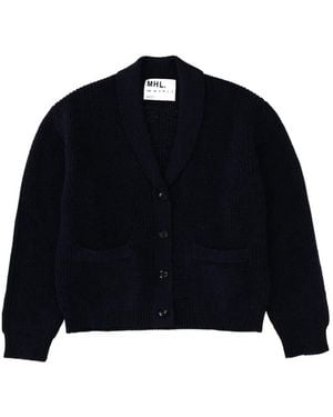 Margaret Howell Seamless Bed Cardigan - Black