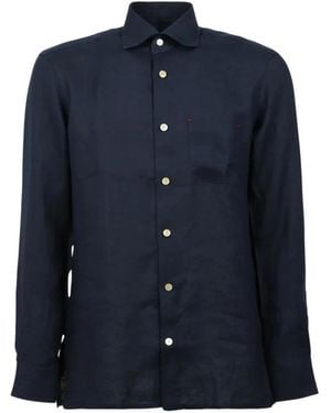 Kiton Nerano Overhemd - Blauw