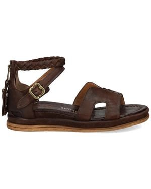 A.s.98 Sandali Intrecciati - Marrone