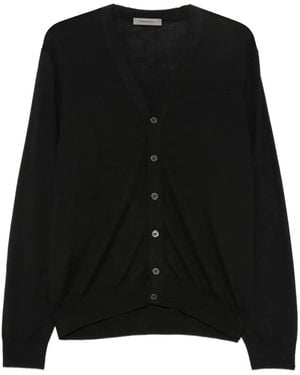 Corneliani Cardigan Mit V-Ausschnitt - Schwarz