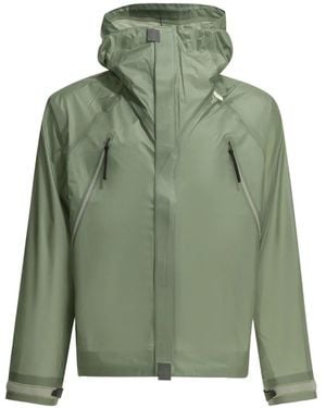 Goldwin Hooded Zip-Up Coat - Green