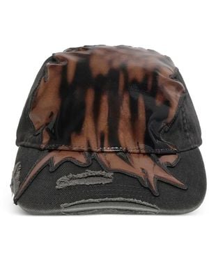 DIESEL Distressed C-Ker Cap - Brown