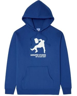 Kidsuper Hoodie Get Goin' - Bleu