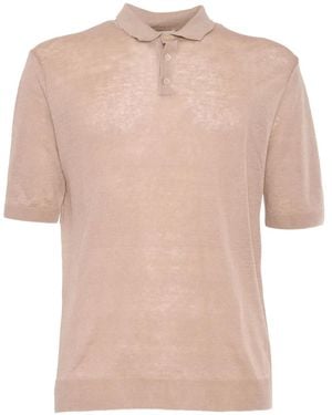 Ballantyne Short-Sleeves Polo Shirt - Natural