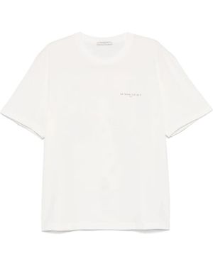 ih nom uh nit Roses And Pearl Tシャツ - ホワイト