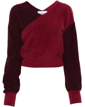 Iceberg V-Neck Sweater - Red