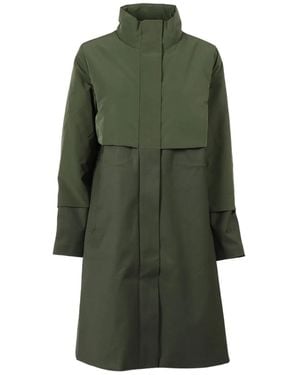 K-Way Ella Zip-Up Coat - Green