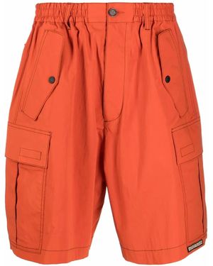 DSquared² Pantalon Cargo À Surpiqûres Contrastantes - Orange